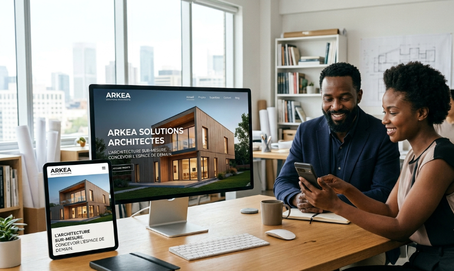 Site web Vitrine responsive
